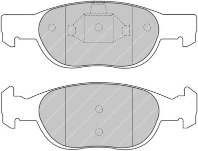 BREMSBELAGSATZ SCHEIBENBREMSE