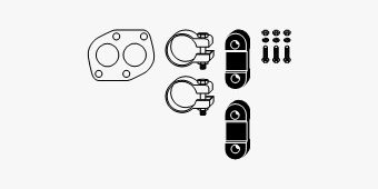SET MONTARE SISTEM DE ESAPAMENT