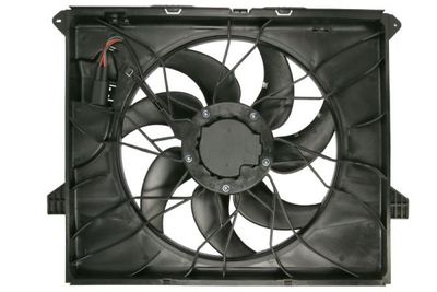 Radiatorventilator (met huisvesting) past: MERCEDES M (W164), R (W251, V251) 3.0-5.5 02.05-12.14