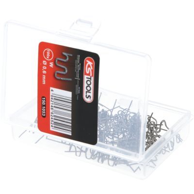 Ks Tools - Svorka na opravu tvar W 0.6mm, 100ks