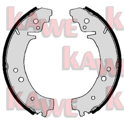 Комплект тормозных колодок KAWE 00860 для FIAT 238