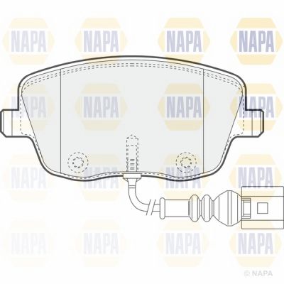 Brake Pad Set NAPA NBP1373