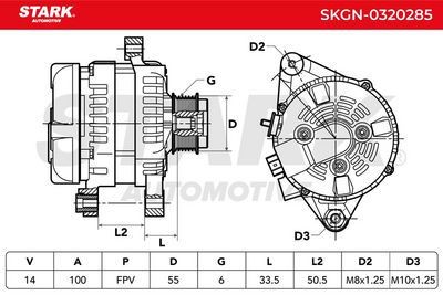 генератор STARK SKGN-0320285