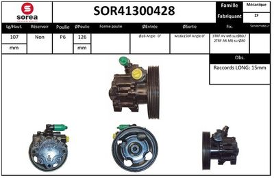 HYDRAULIKPUMPE LENKUNG SNRA SOR41300428