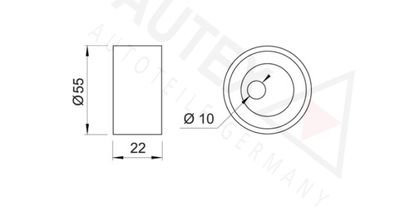 ROLA INTINZATOR CUREA DISTRIBUTIE AUTEX 641339 1