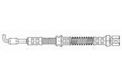 NIPPARTS J3700911 Тормозной шланг  для CHEVROLET  (Шевроле Еванда)