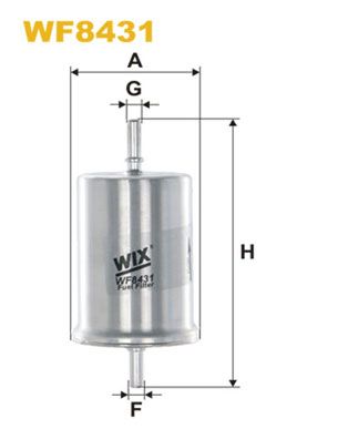 Fuel Filter WIX FILTERS WF8431