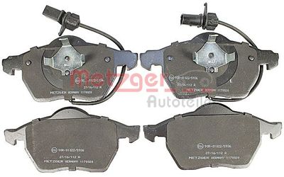 SET PLACUTE FRANA FRANA DISC METZGER AUTOTEILE 1170020 1