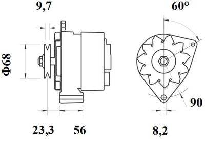 GENERATOR MAHLE MG532 1