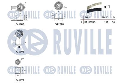 SET CUREA DE DISTRIBUTIE RUVILLE 550273 1