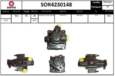 Гидравлический насос, рулевое управление EAI SOR4230148 для MERCEDES-BENZ MB
