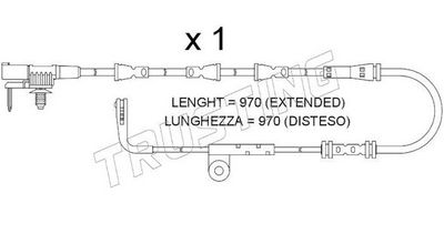 SENZOR DE AVERTIZARE UZURA PLACUTE DE FRANA