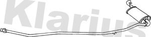 Глушитель выхлопных газов конечный KLARIUS 270461 для SEAT MARBELLA