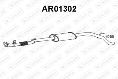 Предглушитель выхлопных газов VENEPORTE AR01302 для ALFA ROMEO MITO