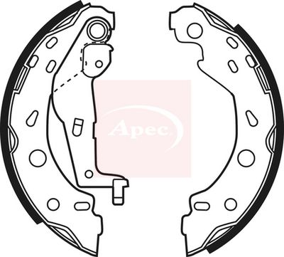 APEC Brake Shoe Set SHU625