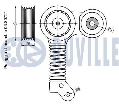INTINZATOR CUREA CUREA DISTRIBUTIE RUVILLE 541604 1