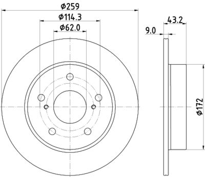 Brake Disc 8DD 355 132-491