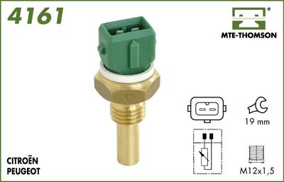 MTE-THOMSON 4161 Датчик температури охолоджуючої рідини для FIAT (Фиат)