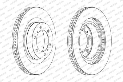 Brake disc Voor Links/Rechts