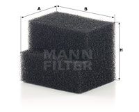 Filter, vevhusventilation MANN-FILTER LC 5008