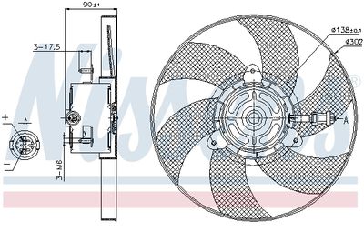 VENTILATOR RADIATOR NISSENS 85719 5