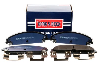 комплект спирачно феродо, дискови спирачки BORG & BECK BBP2156