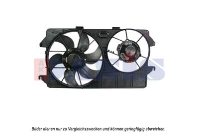 Вентилятор, охлаждение двигателя AKS DASIS 098132N для FORD TRANSIT