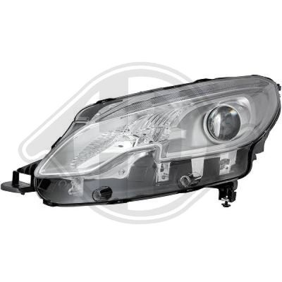 Основная фара DIEDERICHS 4227683 для PEUGEOT 2008
