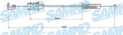 Linka gazu SAMKO C0145A