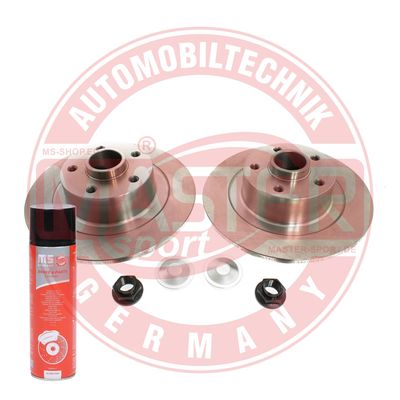 Tarcza hamulcowa MASTER-SPORT GERMANY 2401110181B-SET-MSP