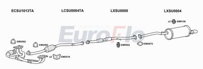 Układ wydechowy EUROFLO SUIMP200204LHD