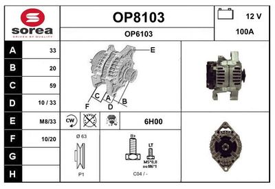 GENERATOR SNRA OP8103