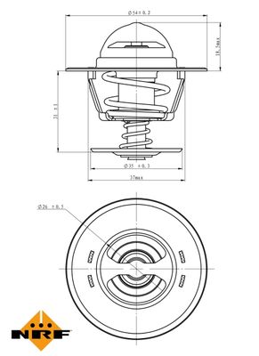 TERMOSTAT LICHID RACIRE NRF 725218 4