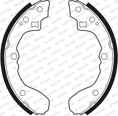 SET SABOTI FRANA FERODO FSB210 2