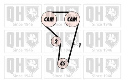 SET CUREA DE DISTRIBUTIE QUINTON HAZELL QBK463 1