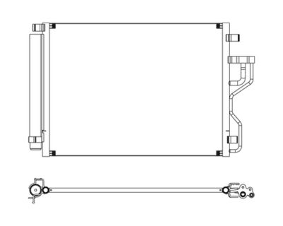 CONDENSATOR CLIMATIZARE WALKER WCD00186 7