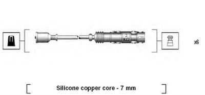 Tändkabelsats MAGNETI MARELLI 941455010942