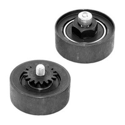 Įtempiklio skriemulys, V formos rumbuotas diržas