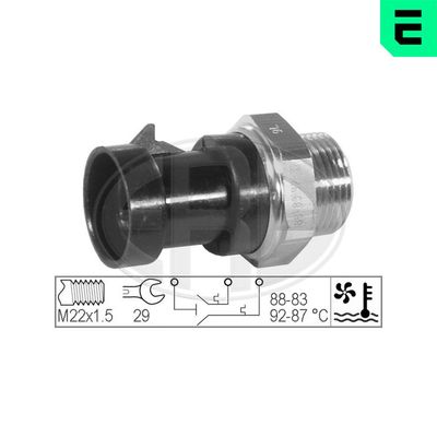 COMUTATOR TEMPERATURA VENTILATOR RADIATOR ERA 330279