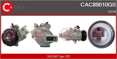 Компрессор, кондиционер CASCO CAC89010GS для SUZUKI VITARA
