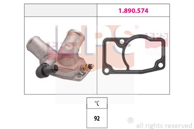 EPS 1.880.348 Термостат  для OPEL VECTRA B универсал (J96) 2.0 DTI 16V (F35)