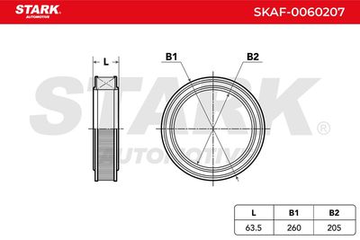 въздушен филтър STARK SKAF-0060207