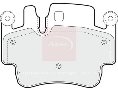 APEC Brake Pad Set, disc brake PAD1423
