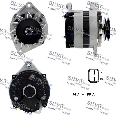 Генератор SIDAT A12VA1293A2 для RENAULT MASTER