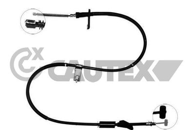 Тросик, cтояночный тормоз CAUTEX 489045 для OPEL AGILA