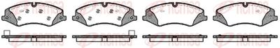 комплект спирачно феродо, дискови спирачки KAWE 1409 10