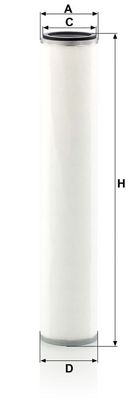 Carterontluchtingssysteem filter past: BECKER-KOMPRESSOREN U 4.630