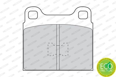 Brake Pad Set, disc brake FDB105