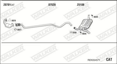 SISTEM DE ESAPAMENT WALKER REK054571