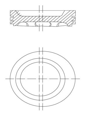 Zuiger - 2294300 - MAHLE